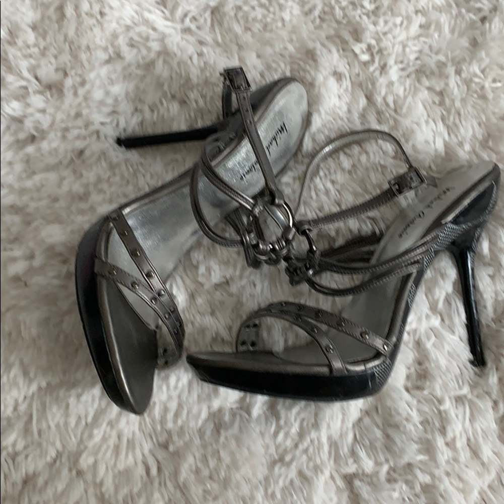 Gun metal sandals - Picture 3 of 5